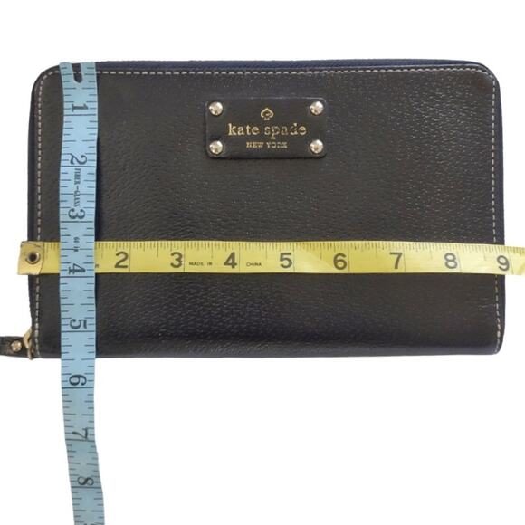 KATE SPADE Leather Wellesley Zip Around Travel Wallet for Passport & Documents - Picture 13 of 13